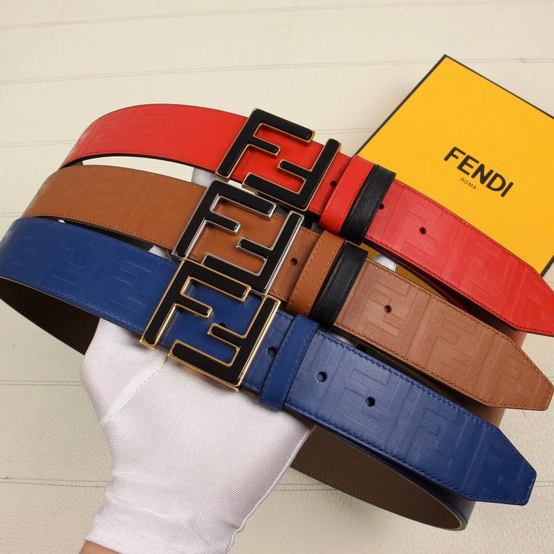 Fendi Belt 38mmX95-125cm 7D65